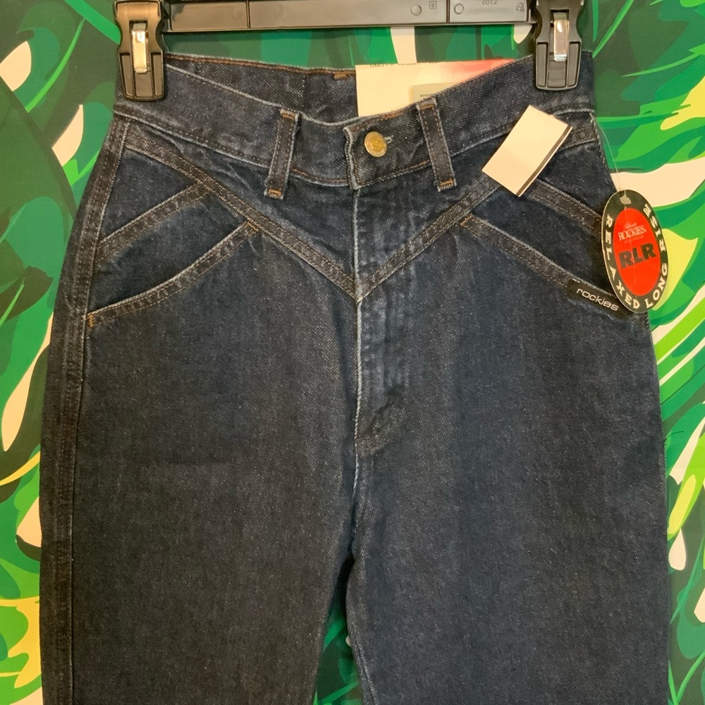 Vintage Rockies High Waisted Western Bareback Jean - Picture 2 of 8